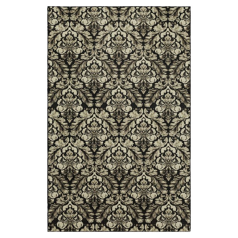Mohawk Home Prismatic Bonjour Damask Area Rug, Grey, 5X8 Ft