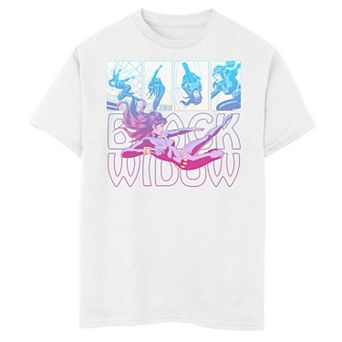 Boys 8-20 Marvel Black Widow Panels Graphic Tee