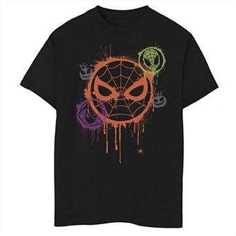 Boys 8-20 Marvel Into The Spider-Verse Paint Splatter Halloween Graphic Tee