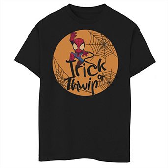 Boys 8-20 Marvel Spider-Man Trick Or Thwip Halloween Graphic Tee