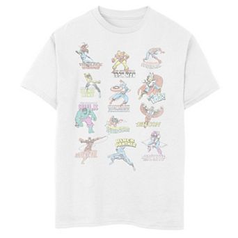 Boys 8-20 Marvel Avengers Team Logos Graphic Tee