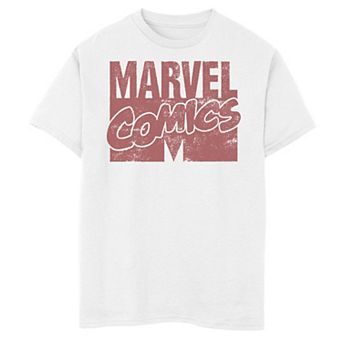 Boys 8-20 Marvel Comics M Logo Graphic Tee