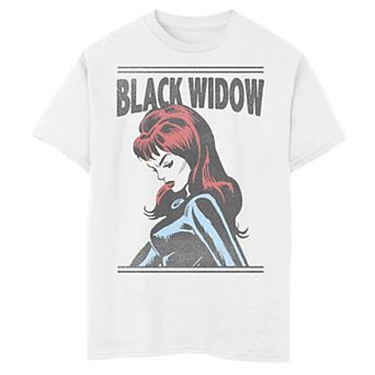 Boys 8-20 Marvel Widow Simple Graphic Tee