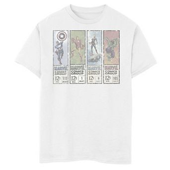 Boys 8-20 Marvel Comics Original Panels Graphic Tee
