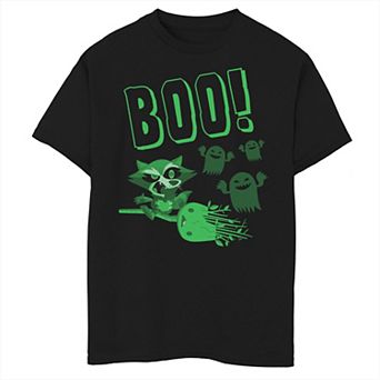 Boys 8-20 Marvel Rocket And Groot Ghosts Boo Halloween Graphic Tee