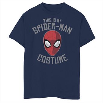 Boys 8-20 Marvel Spider Man Halloween Costume Mask Graphic Tee