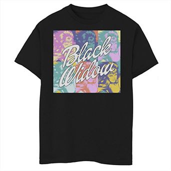 Boys 6-20 Marvel Black Widow Pop Graphic Tee