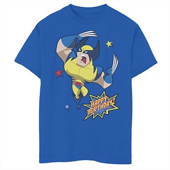 Boys 8-20 Marvel Wolverine Birthday Graphic Tee
