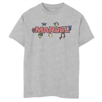 Boys 8-20 Marvel Avengers Retro Style Logo Graphic Tee