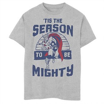 Boys 8-20 Marvel Thor 'Tis The Season To Be Mighty Christmas Graphic Tee