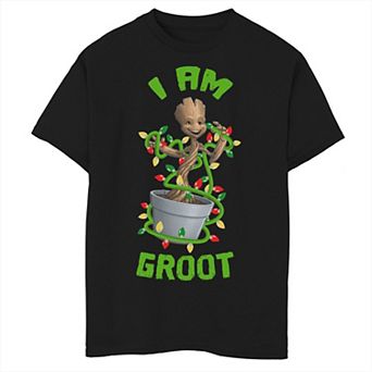 Boys 8-20 Marvel Christmas I Am Groot Cartoon Graphic Tee