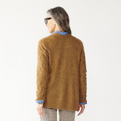 Women s Croft Barrow Extra Cozy Open Front Cardigan