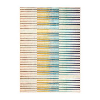 My Magic Carpet Flux Striped Multicolor Rug 2.5x7