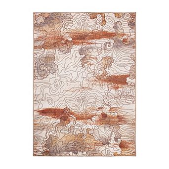 My Magic Carpet Vienna Abstract Natural Rug 5x7