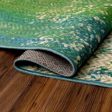 My Magic Carpet Hazel Chevron Waterproof Machine Washable Rug