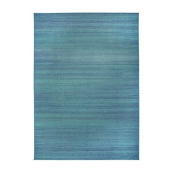 My Magic Carpet Solid Blue Rug 5x7