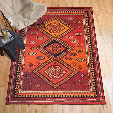 My Magic Carpet Phoenix Kilim Waterproof Machine Washable Rug