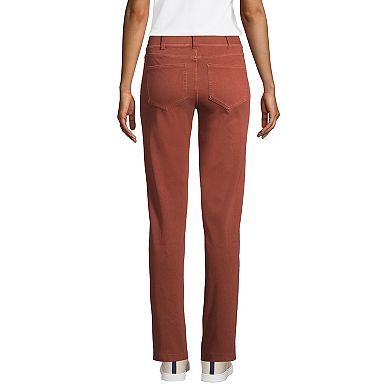 Women's Lands' End Starfish Straight-Leg Pull-On Jeans