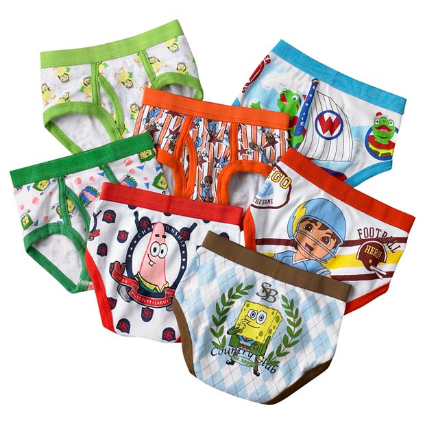 Paw Patrol Briefs Underwear Toddler Boys' 2T-3T 7-Pack 100% Cotton