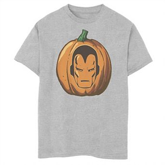 Boys 8-20 Marvel Avengers Iron Man Halloween Pumpkin Graphic Tee
