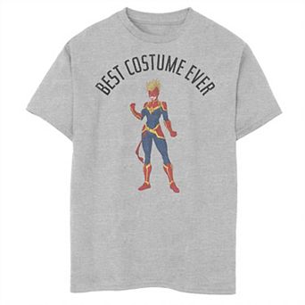 Boys 8-20 Marvel Captain Marvel Best Costume Ever Portrait Graphic Tee