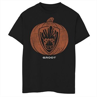 Boys 8-20 Marvel Guardians Groot Pumpkin Halloween Graphic Tee