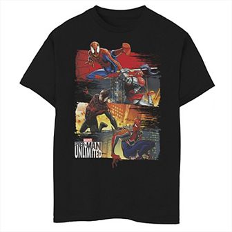 Boys 8-20 Marvel Spider-Man Unlimited Painted Cast Graphic Tee