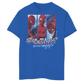 Boys 8-20 Marvel Spider-Man Homecoming Three Panel Pose Graphic Tee