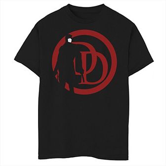 Boys 8-20 Marvel Daredevil Silhouette Within Logo Graphic Tee