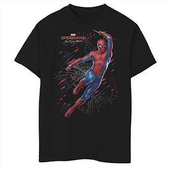 Boys 8-20 Marvel Spider-Man Far From Home Web Swing Shatter Portrait Graphic Tee