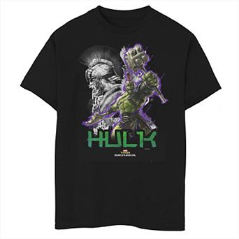 Boys 8-20 Marvel Thor Ragnarok Gladiator Hulk Profile Pounce Graphic Tee
