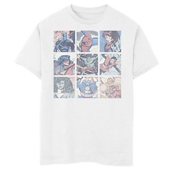 Boys 8-20 Marvel Pastel Heroes Graphic Tee