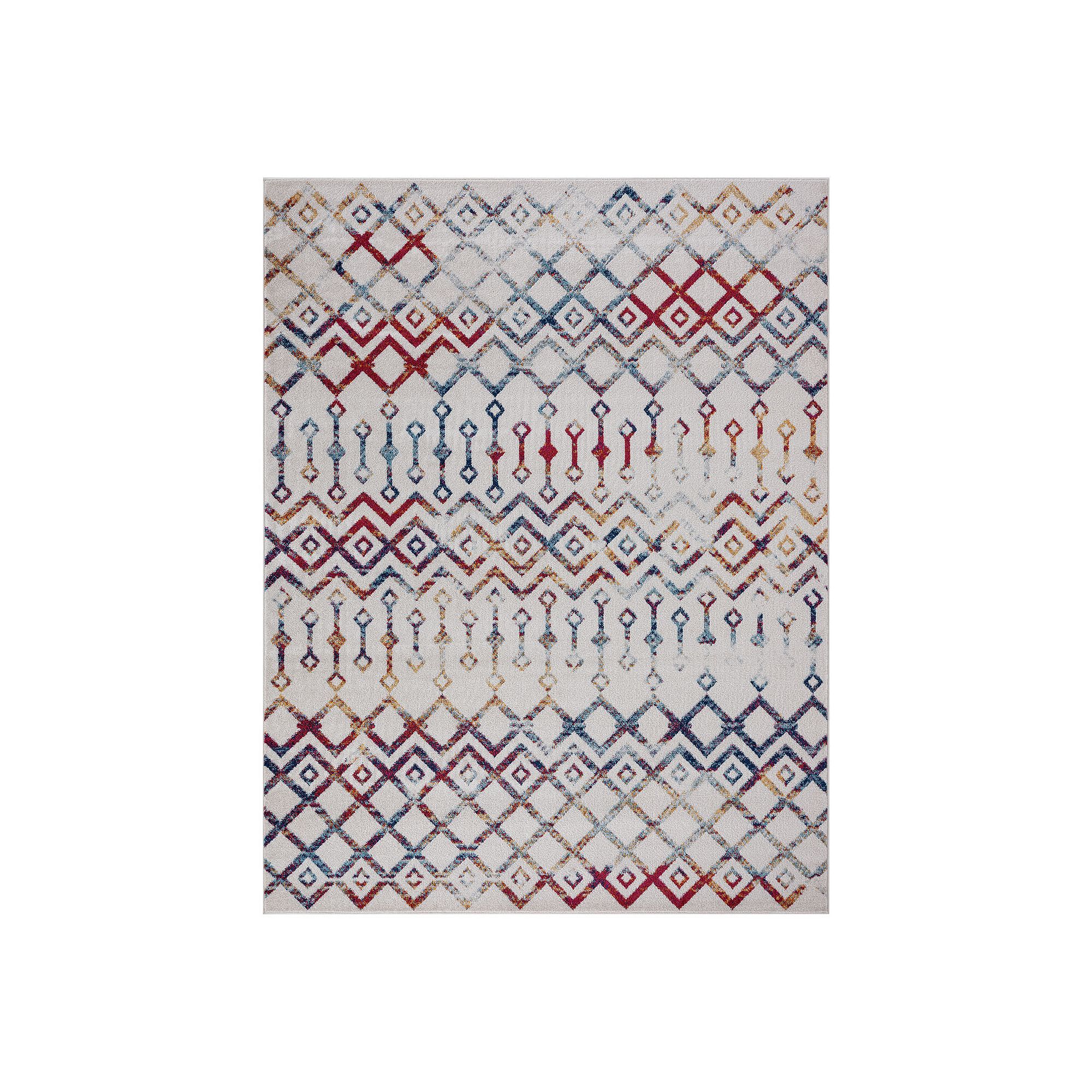 KHL Rugs Alexa Contemporary Geometric Area Rug, Multi