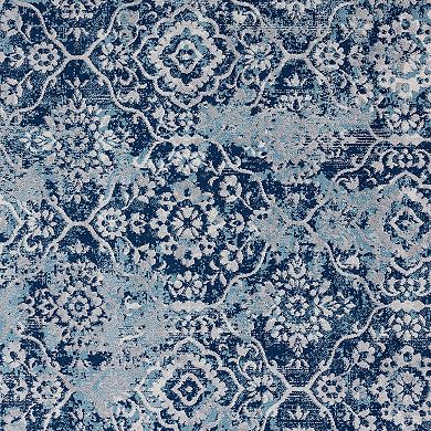 KHL Rugs Tiera Transitional Damask Area Rug