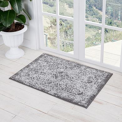 KHL Rugs Tiera Transitional Damask Area Rug