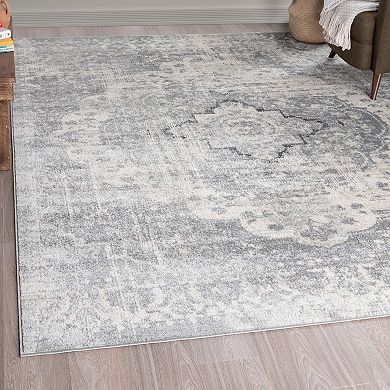 KHL Rugs Britney Traditional Medallion Area Rug