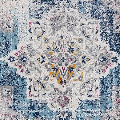 KHL Rugs Kaitlyn Traditional Medallion Area Rug