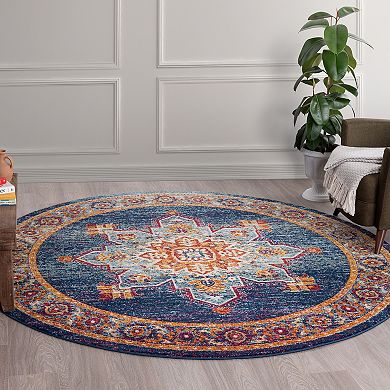 KHL Rugs Mila Traditional Medallion Area Rug