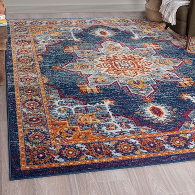 KHL Rugs Mila Traditional Medallion Area Rug