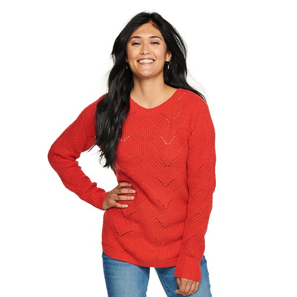 Kohls red outlet sweater