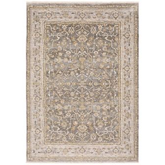 StyleHaven Mascotte Floral Traditional Fringed Area Rug