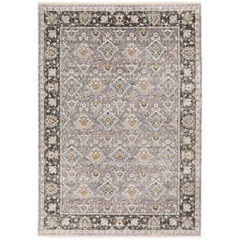 StyleHaven Mascotte Traditional Panel Fringed Area Rug