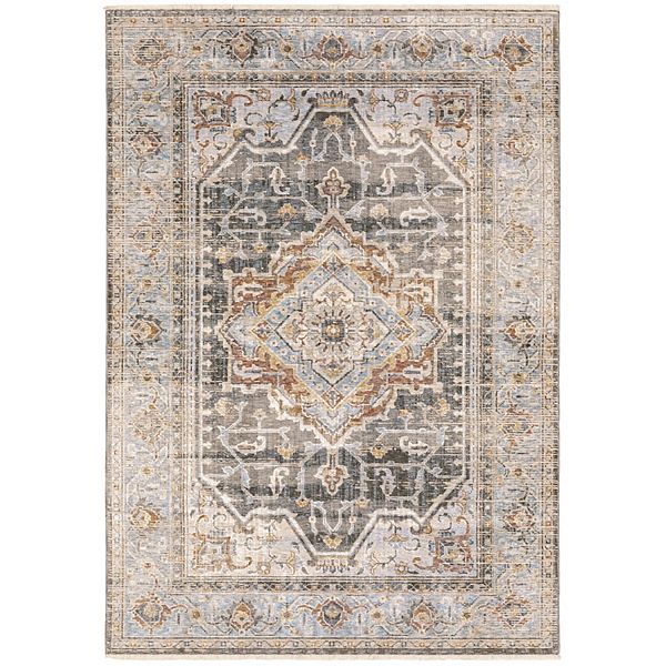 Stylehaven Mascotte Persian Medallion Fringed Area Rug