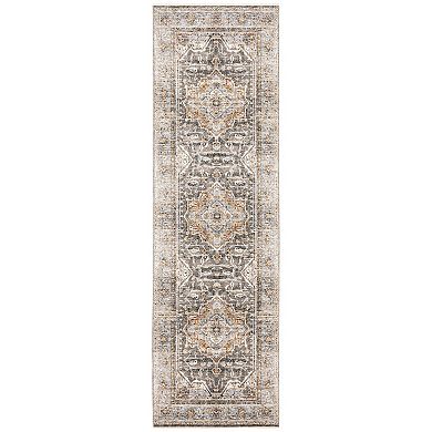 StyleHaven Mascotte Persian Medallion Fringed Area Rug