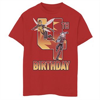 Boys 8-20 Marvel Ant-Man & Wasp 4th Birthday Graphic Tee