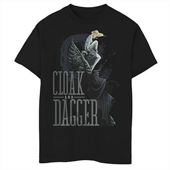 Boys 8-20 Marvel Cloak & Dagger Dragon Statue Graphic Tee
