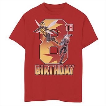 Boys 8-20 Marvel Ant-Man & Wasp 8th Birthday Graphic Tee