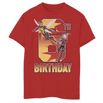 Boys 8-20 Marvel Ant-Man & Wasp 6th Birthday Graphic Tee