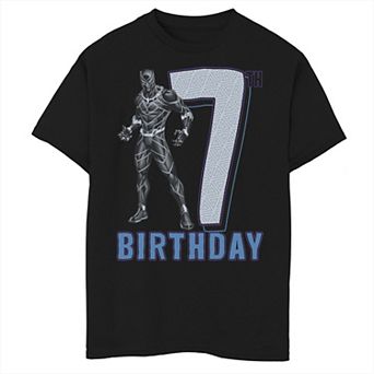 Boys 6-20 Marvel Black Panther 7th Birthday Graphic Tee