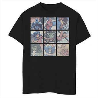 Boys 8-20 Marvel Pastel Heroes Graphic Tee